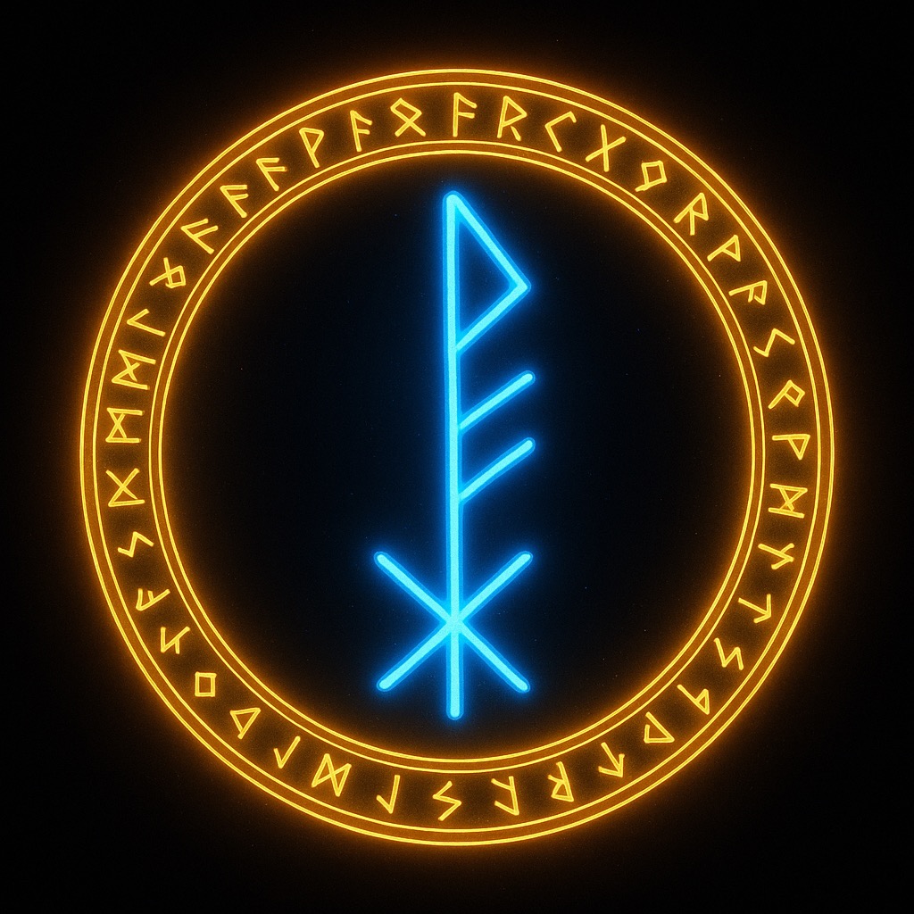 Bindrune for Attracting Luck and Opportunity: Wunjo + Fehu + Gebo